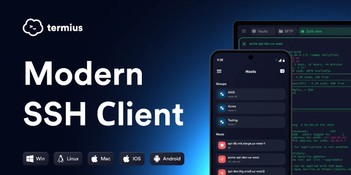 Terminus - Modern SSH and sFTP Client