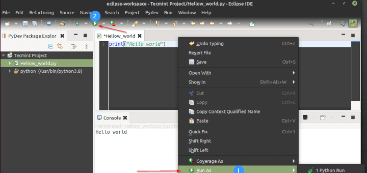 Integrate PyDev with Eclipse